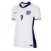 Camiseta Inglaterra Harry Kane #9 Primera Equipación Replica Eurocopa 2024 para mujer mangas cortas